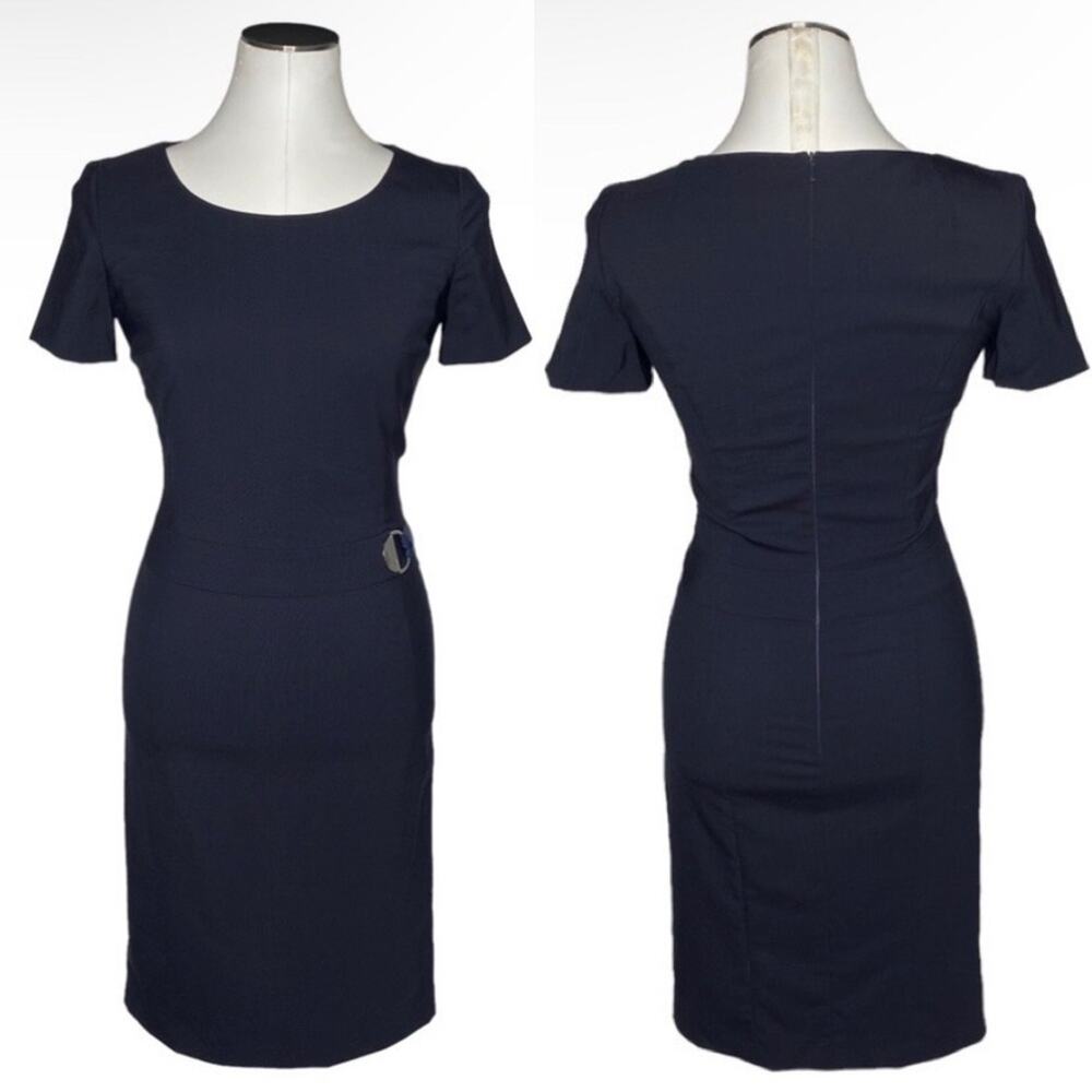 Hugo Boss Navy Sheath Dress size 2